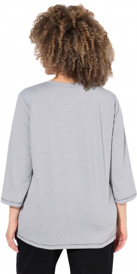 Ulla Popken Decorative Seam Short Sleeve Tee Grey - T-särgid - 