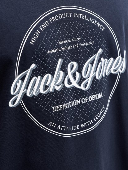 Jack & Jones Dover Denim O-Neck T-Shirt Blue - T-särgid - Suured T-särgid 2XL – 14XL