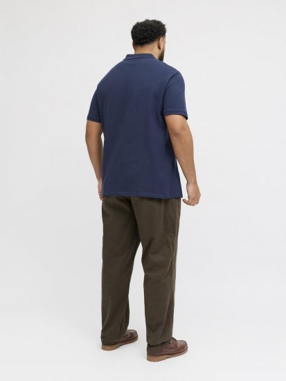 Jack & Jones College Logo Short Sleeve Polo Shirt Blue - Polosärgid - Meeste suured polosärgid 2XL – 8XL