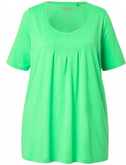 Ulla Popken Essential Front Pleat Tee Mint Green - T-särgid - 