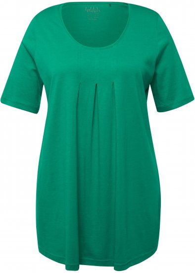Ulla Popken Essential Front Pleat Tee Emerald Green - T-särgid - 