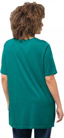 Ulla Popken Essential Front Pleat Tee Dark Emerald - T-särgid - 