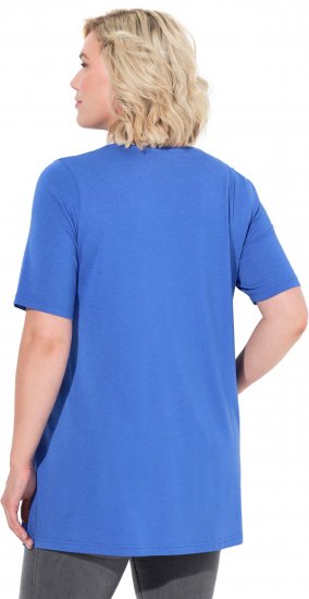 Ulla Popken Essential Front Pleat Tee Peacock Blue - T-särgid - 