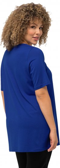 Ulla Popken Essential Front Pleat Tee Cobalt Blue - T-särgid - 