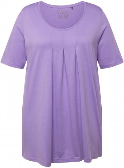Ulla Popken Essential Front Pleat Tee Pale Lilac - T-särgid - 