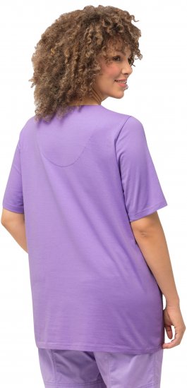 Ulla Popken Essential Notch Neck Stretch Tee Pale Lilac - T-särgid - 