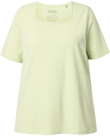 Ulla Popken Essential Square Neck Stretch Tee Pistachio - T-särgid - 