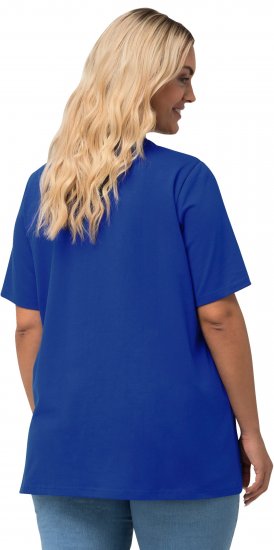 Ulla Popken Essential Square Neck Stretch Tee Cobalt Blue - T-särgid - 