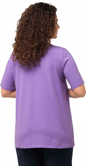 Ulla Popken Essential Square Neck Stretch Tee Pale Lilac - T-särgid - 