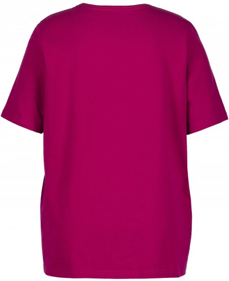 Ulla Popken Essential Square Neck Stretch Tee Magnolia Red - T-särgid - 