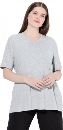 Ulla Popken Eco Cotton Basic T-Shirt 2-Pack Grey/Pink - T-särgid - 