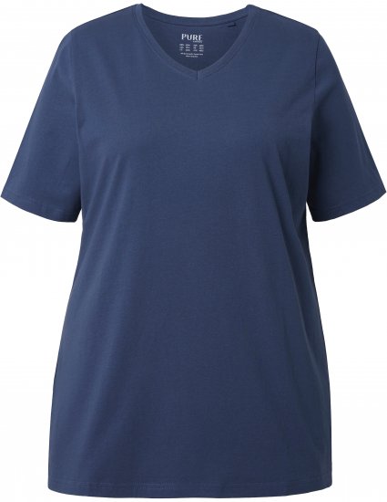Ulla Popken Eco Cotton Basic T-Shirt 2-Pack Black/Red - T-särgid - 