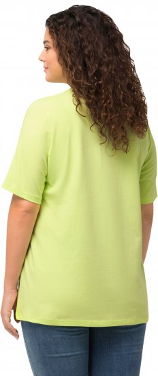 Ulla Popken Essential Round Neck Stretch Tee Lime Green - T-särgid - 
