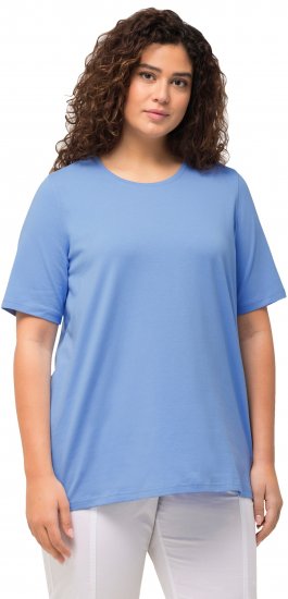 Ulla Popken Essential Round Neck Stretch Tee Cloud Blue - T-särgid - 
