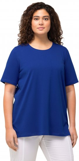 Ulla Popken Essential Round Neck Stretch Tee Cobalt Blue - T-särgid - 