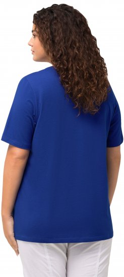 Ulla Popken Essential Round Neck Stretch Tee Cobalt Blue - T-särgid - 