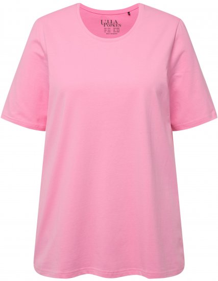 Ulla Popken Essential Round Neck Stretch Tee Light Pink - T-särgid - 