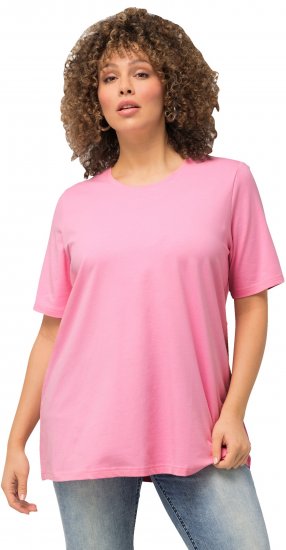Ulla Popken Essential Round Neck Stretch Tee Light Pink - T-särgid - 