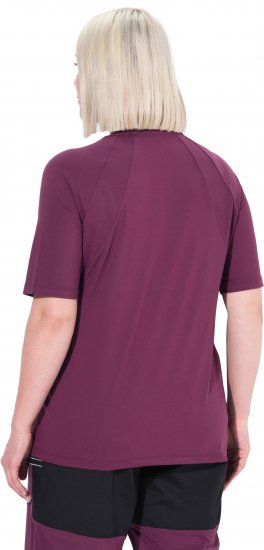 Ulla Popken Quick-Drying Short Sleeve T-Shirt Dark Cherry - T-särgid - 