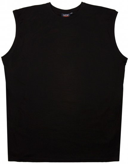 Espionage T113 Sleeveless Tee Black - Varrukateta T-särgid/maikad - Meeste varrukateta t-särk suured suurused