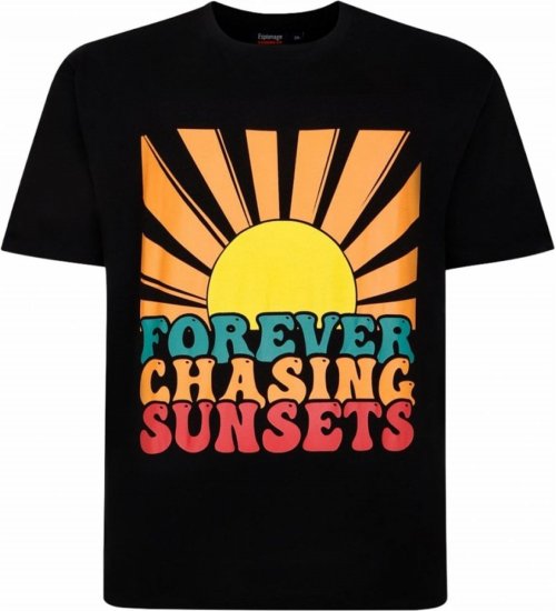 Espionage T421 Chasing Sunset Printed T-Shirt - T-särgid - Suured T-särgid 2XL – 14XL