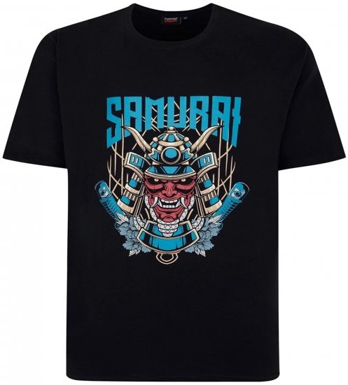 Espionage T429 Samurai Printed T-Shirt Navy - T-särgid pildiga - 
