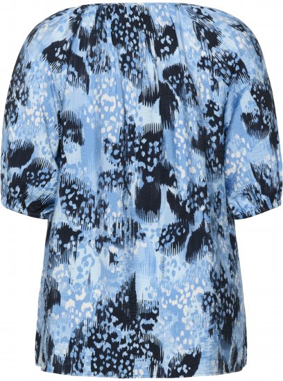 Kaffe Curve Aliana Tunic Blue Flower Animal - Tuunikad - 