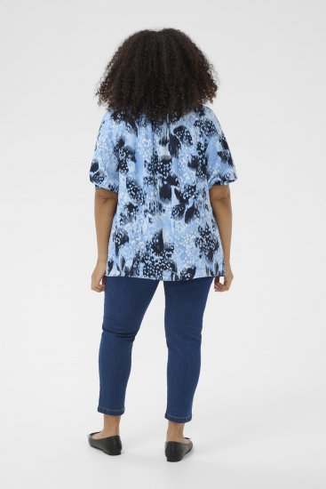 Kaffe Curve Aliana Tunic Blue Flower Animal - Tuunikad - 