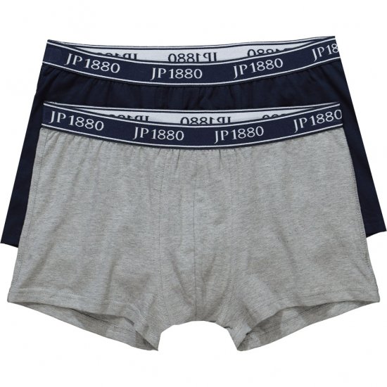 JP1880 Boxershorts Flexnamic 2-Pack Navy/Grey - Aluspesu ja ujumisriided - Aluspesu 2XL-8XL
