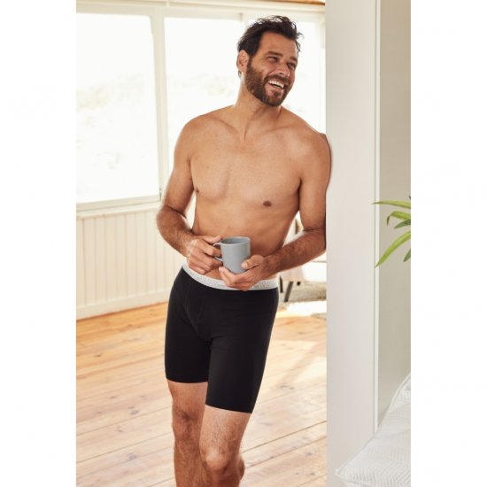 JP1880 Boxers Flexnamic OEKO-TEX Long Black - Aluspesu ja ujumisriided - Aluspesu 2XL-8XL