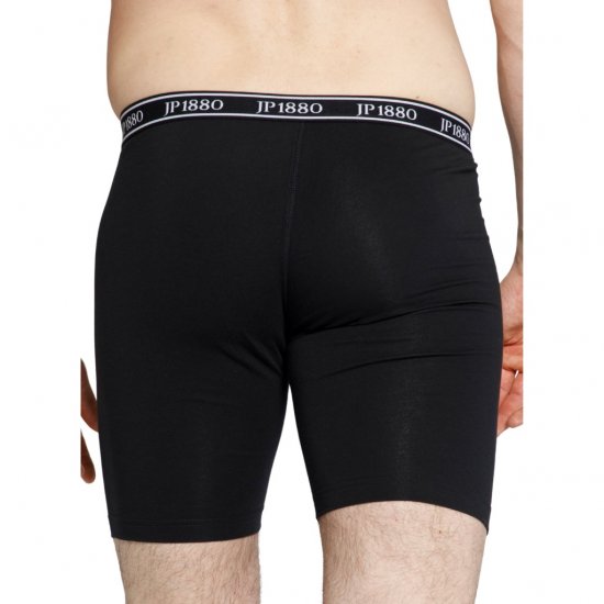 JP1880 Boxers Flexnamic OEKO-TEX Long Black - Aluspesu ja ujumisriided - Aluspesu 2XL-8XL