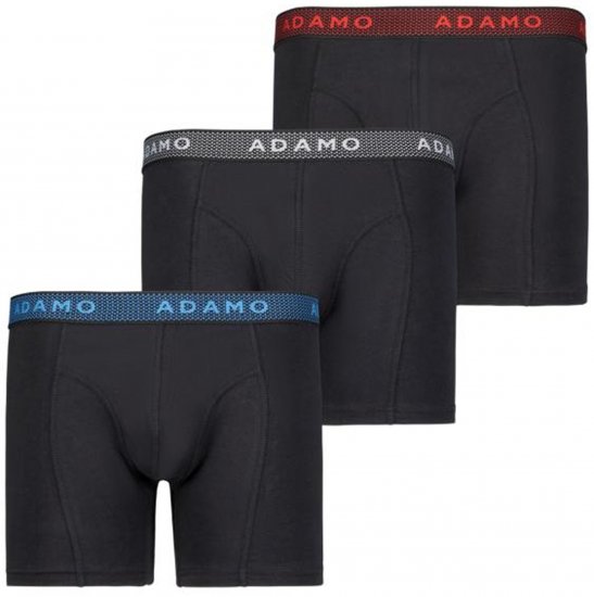 Adamo Jerry Maxi Boxers 703 Black 3-pack - Aluspesu ja ujumisriided - Aluspesu 2XL-8XL