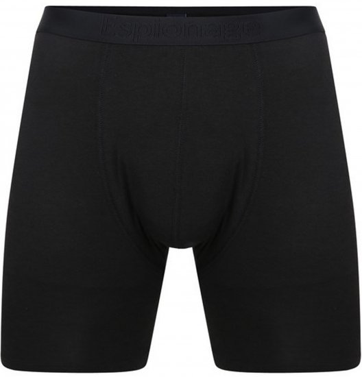 Espionage U010D Bamboo Trunks 2-Pack Black - Bokserid - Meeste suured bokserid