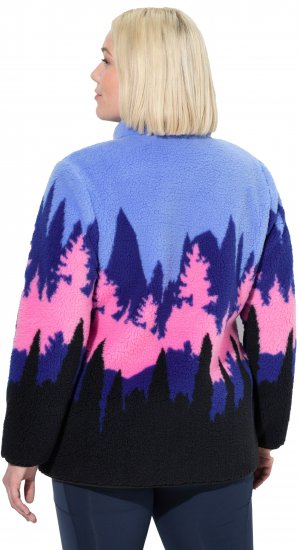 Ulla Popken Alpine Landscape Fleece Jacket Cloud Blue - Sviitrid ja dressipluusid - 