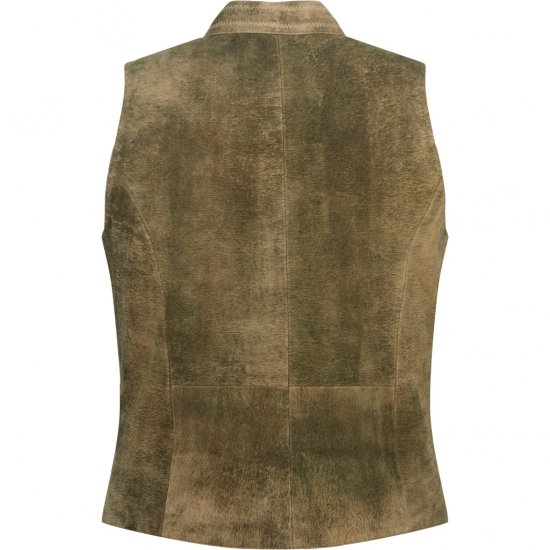 JP1880 Vest Goat Suede Traditional Moss Green - Pidulikud rõivad - Pidulikud rõivad – Tähistamiseks Stiilselt ja Mugavalt