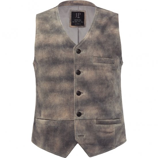 JP1880 Vest Traditional Cowhide Graphite Grey - Suured riided - Suurte meeste riided 2XL – 14XL