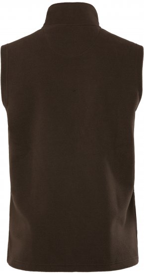 JP1880 Fleece Vest Stand-up Collar Brown - Jakid ja joped - Joped, suured suurused: 2XL – 12XL