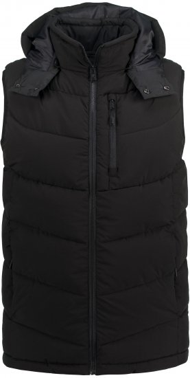 JP1880 Quilted Gilet DownTouch Padding Black - Jakid ja joped - Joped, suured suurused: 2XL – 12XL