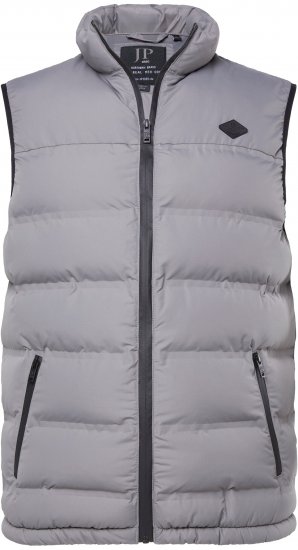 JP1880 Quilted Vest Outdoor Stand-up Collar Grey - Jakid ja joped - Joped, suured suurused: 2XL – 12XL