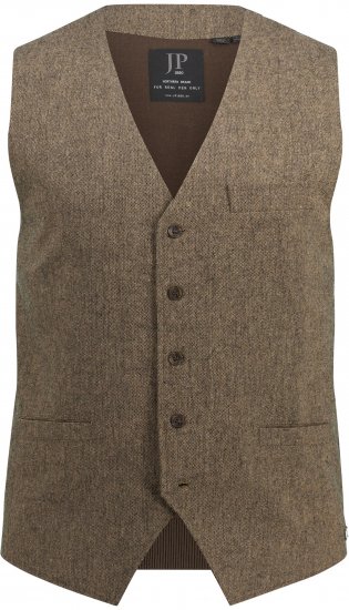 JP1880 Vest Tweed Wool Blend Traditional Light Brown - Pidulikud rõivad - Pidulikud rõivad – Tähistamiseks Stiilselt ja Mugavalt