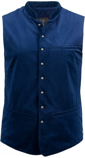 JP1880 Velvet Vest Traditional Blue - Pidulikud rõivad - Pidulikud rõivad – Tähistamiseks Stiilselt ja Mugavalt