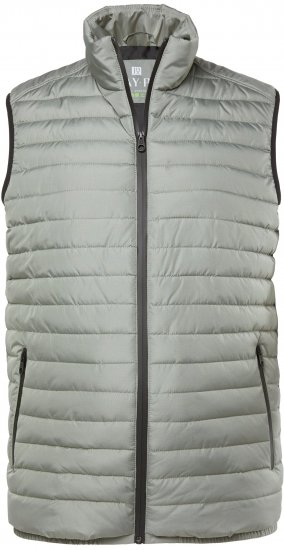 JAY-PI Lightly Quilted Vest with Stomach Fit Grey - Jakid ja joped - Joped, suured suurused: 2XL – 12XL