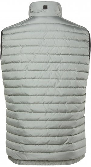 JAY-PI Lightly Quilted Vest with Stomach Fit Grey - Jakid ja joped - Joped, suured suurused: 2XL – 12XL