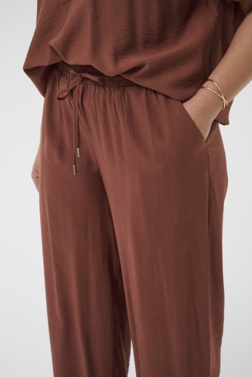 Kaffe Curve Emilia Wide Pants Henna Brown - Püksid - 
