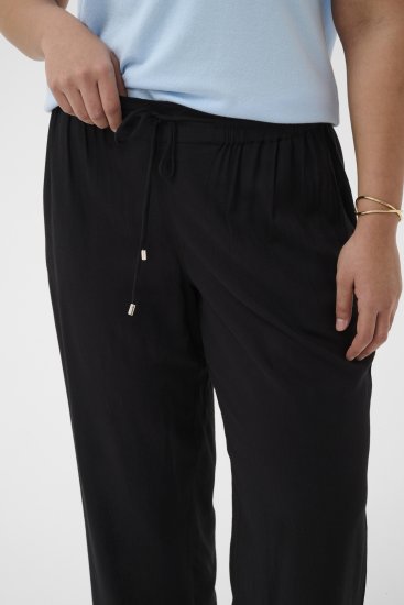 Kaffe Curve Mille Wide Pants Black Deep - Kangapüksid - 
