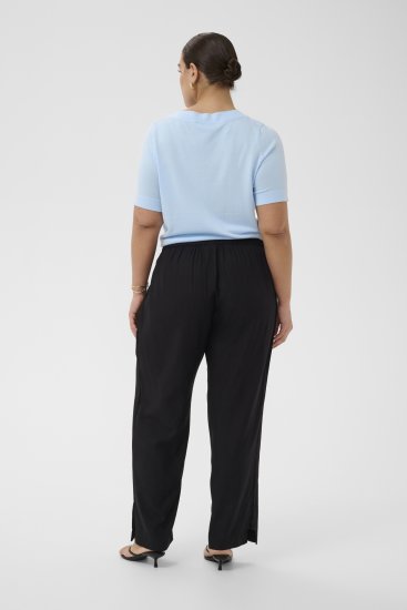Kaffe Curve Mille Wide Pants Black Deep - Kangapüksid - 
