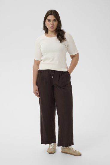 Kaffe Curve Mille Wide Pants Coffee Brown - Kangapüksid - 