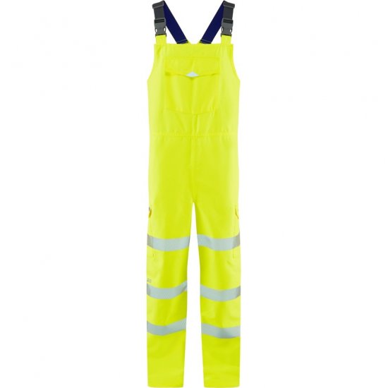 Leo Northam Ecoviz 15K Performance+ Bib & Brace Hi-Vis Yellow - Tööriided - Suured tööriided