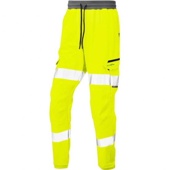 Leo Hawkridge Ecoviz High Performance 4X Stretch Trouser Hi-Vis Yellow - Tööriided - Suured tööriided