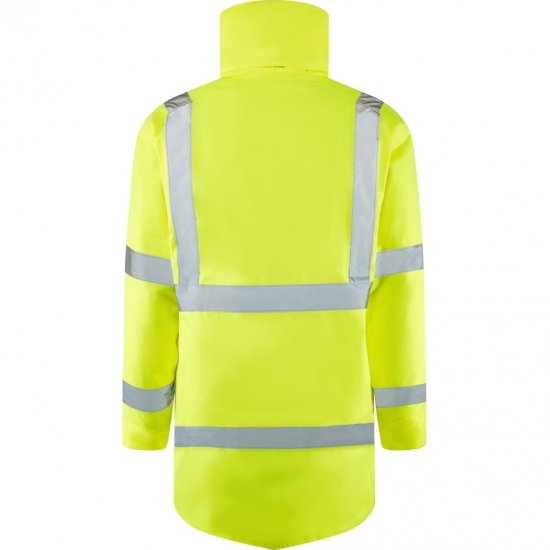 Leo Tawstock EcoViz 4K Baffle Lined Anorak Hi-Vis Yellow - Tööriided - Suured tööriided